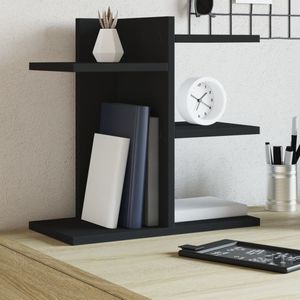 vidaXL Bureau organiser 42x21,5x42 cm bewerkt hout zwart