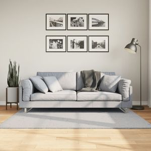 vidaXL-Vloerkleed-HUARTE-laagpolig-zacht-wasbaar-120x170-cm-grijs