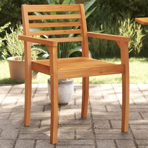 vidaXL Tuinstoelen 2 st 59x55x85 cm massief acaciahout