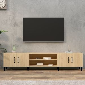 vidaXL-Tv-meubel-180x31,5x40-cm-bewerkt-hout-sonoma-eikenkleurig