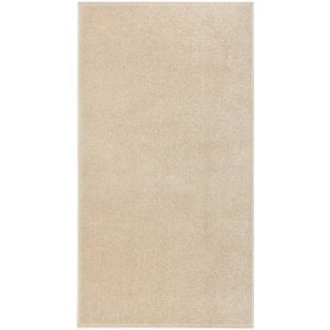 vidaXL-Vloerkleed-kortpolig-80x150-cm-beige