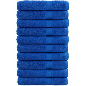 vidaXL Saunadoeken SOLUND 10 st 600 g/m² 80x200 cm blauw