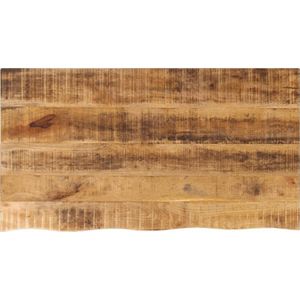 vidaXL Tafelblad met natuurlijke rand 120x60x2,5 cm massief mangohout