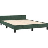 vidaXL-Bedframe-met-hoofdeinde-fluweel-donkergroen-140x200-cm