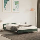 vidaXL-Bedframe-met-hoofdeinde-fluweel-donkergroen-140x200-cm