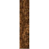 vidaXL Opbergkast smal 45x42,5x225 cm bewerkt hout gerookt eikenkleur