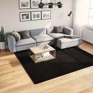 vidaXL-Vloerkleed-HUARTE-laagpolig-zacht-wasbaar-240x240-cm-zwart