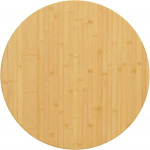 vidaXL Tafelblad Ø 80x1,5 cm bamboe