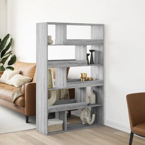 vidaXL Boekenkast 100x33x156,5 cm bewerkt hout grijs sonoma eikenkleur