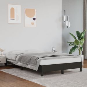 vidaXL Bedframe kunstleer zwart 120x190 cm