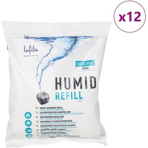 vidaXL Navullingen voor luchtontvochtiger 12 st 450 g