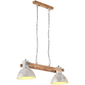 vidaXL Hanglamp industrieel 25 W E27 109 cm zilverkleurig