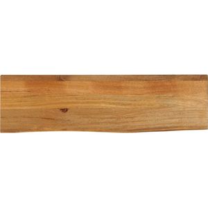 vidaXL Tafelblad met natuurlijke rand 110x40x2,5 cm massief mangohout