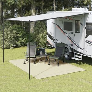 vidaXL Tenttapijt 3x2,5 m crèmekleurig