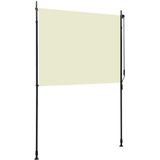 vidaXL Rolgordijn voor buiten 150x270 cm crème