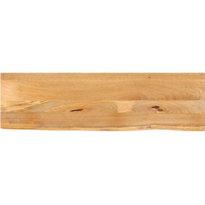 vidaXL Tafelblad met natuurlijke rand 120x20x3,8 cm massief mangohout