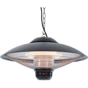 Sunred Hangende Verwarmer Sirius 2100W Halogeen Zwart CE09B