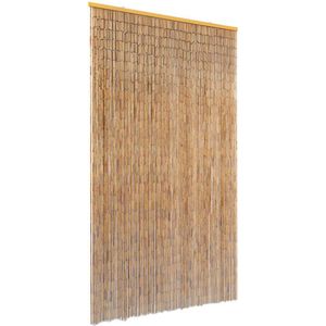 vidaXL - Vliegengordijn - 100x200 - cm - bamboe