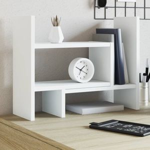 vidaXL Bureau organiser 38,5x17x39 cm bewerkt hout wit
