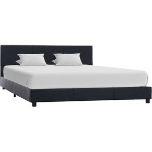 vidaXL Bedframe kunstleer zwart 120x200 cm