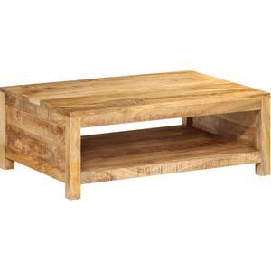 vidaXL Salontafel 80x55x30 cm massief mangohout