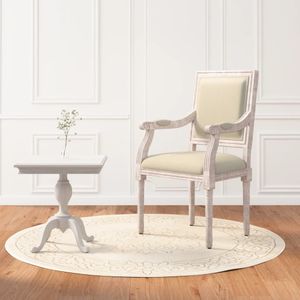 VidaXL Fauteuil 54x59x99 cm Linnen Beige