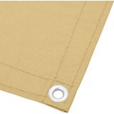 vidaXL Balkonscherm 90x1000 cm 100% oxford polyester zandkleurig