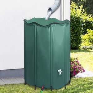 vidaXL - Regenton - inklapbaar - met - tap - 1350 - L