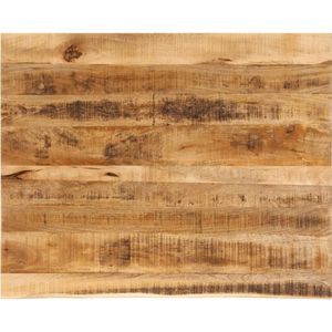 vidaXL Tafelblad met natuurlijke rand 90x80x3,8 cm massief mangohout