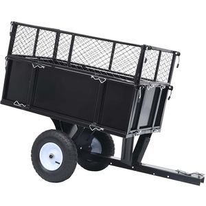 vidaXL - Kiepwagen - voor - zitmaaiers - 150 - kg