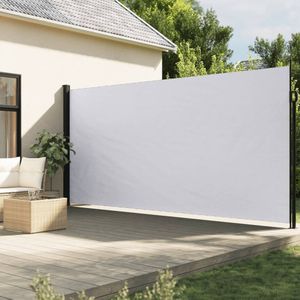 vidaXL Windscherm uittrekbaar 200x600 cm wit