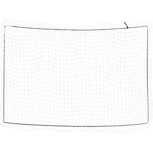 vidaXL Aanhangwagennet elastisch touw 5x3,5 m polypropeen wit
