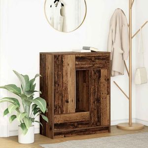 vidaXL Dressoir met lades en deuren 73x31x90 cm oud hout