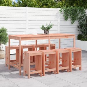 vidaXL - 9-delige - Tuinset - massief - douglashout