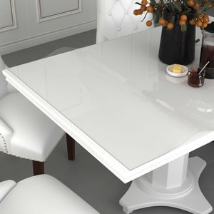 vidaXL - Tafelbeschermer - 100x90 - cm - 2 - mm - PVC - transparant