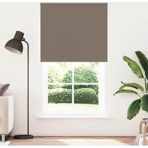 vidaXL Rolgordijn verduisterend 140x210 cm stofbreedte 136,6 cm blauw