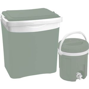 Set Koeler 25l + Waterdispenser 4l