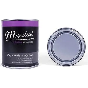 MONDIAL MULTIPRIMER UNIVERSEEL WIT 750ML: De Ideale Grondverf! (Wit&Grijs)
