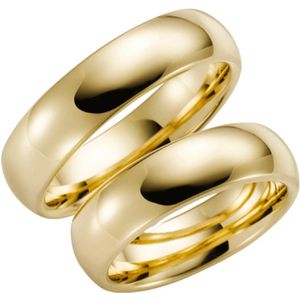 9 Karaat gele trouwring Delphine Dames H60