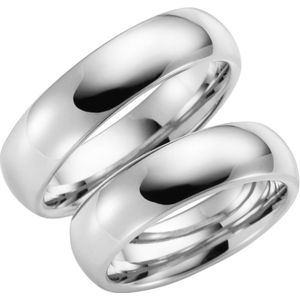 14 Karaat witgouden trouwring Delphine Dames H60W
