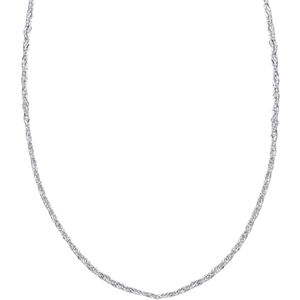 Gerecycled zilveren ketting schakel Singapore voor dames
