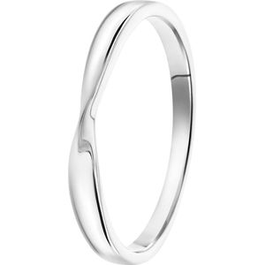 Zilveren ring twist