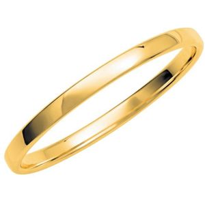 9 karaat gele heren trouwring Gentle H237