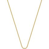 14K geelgouden ketting 60cm venetiaanschakel 1,2mm