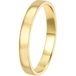 14K geelgouden dames trouwring 3mm Dunya TW 303