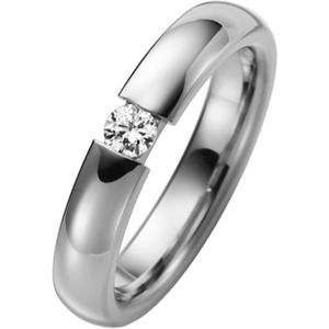 Palladium trouwring Morgenster Dames diamant H79P