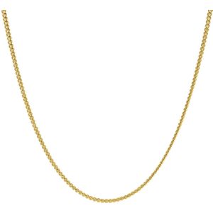 14 Karaat geelgouden ketting gourmet 0,81mm