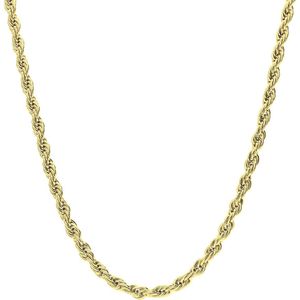 Stalen goldplated ketting koord 3mm