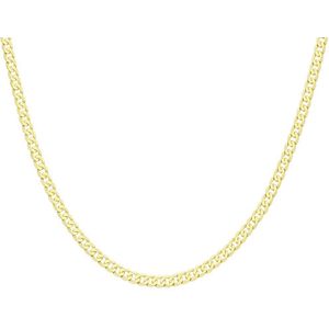 9K ketting met diamond cut gourmet schakel 4,5mm