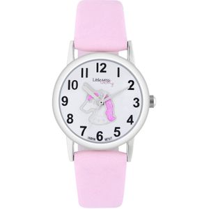 Little Miss Lovely Kinder Horloge Roze PU leer